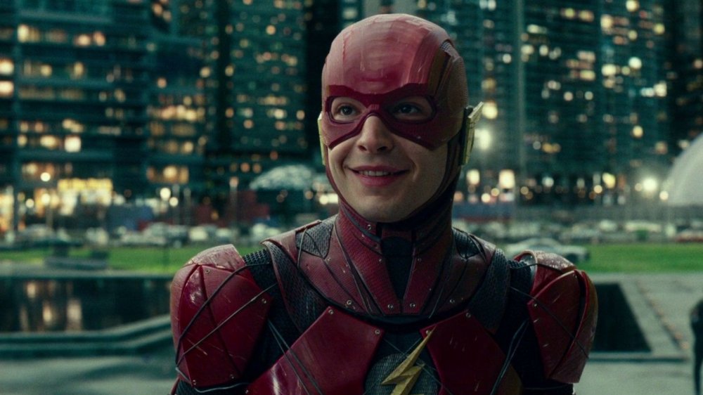 Ezra Miller as Barry Allen/The Flash in Justice League
