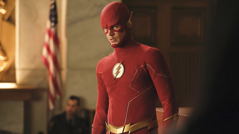 The Flash in courthouse 