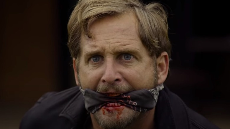 Josh Lucas gagged bandana