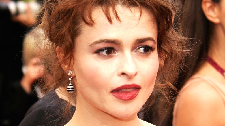 Helena Bonham Carter open mouth