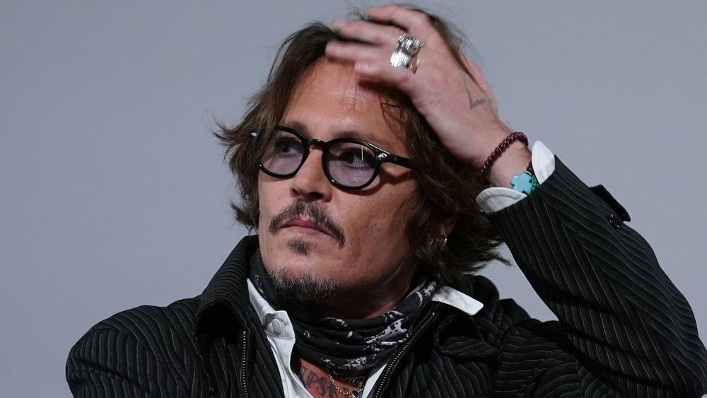 Johnny Depp wearing sunglasses