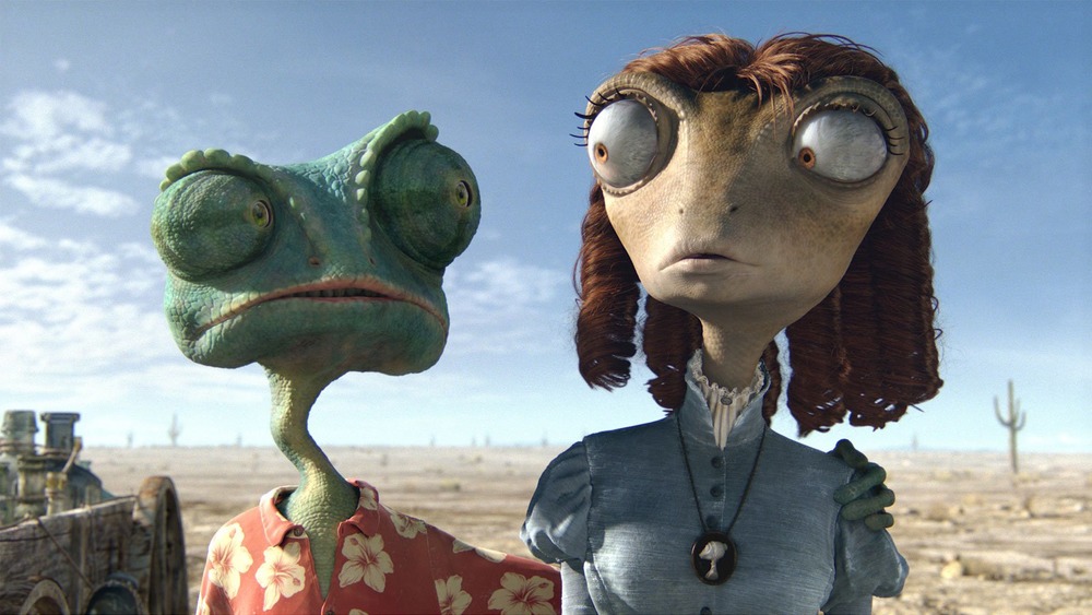 Animated lizards in Rango