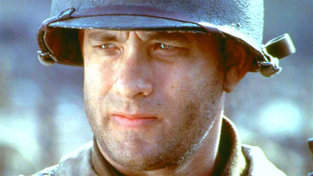 Tom Hanks in WWII fatigues