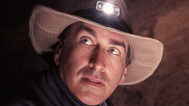 Rob Riggle wearing headlamp