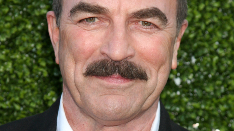 Tom Selleck smiling