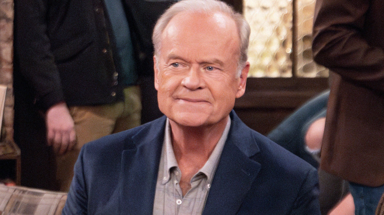 Frasier in blue suit jacket