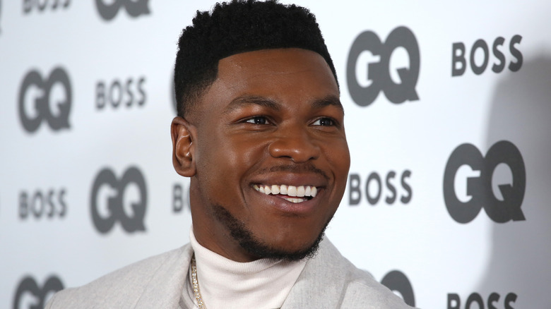 John Boyega smiling