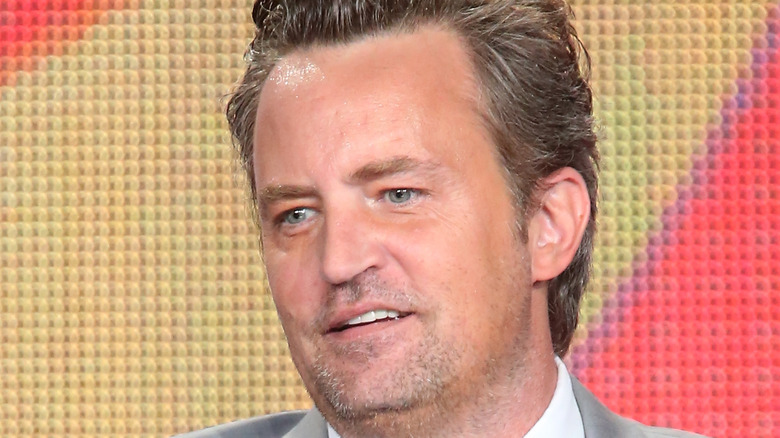 Matthew Perry posing