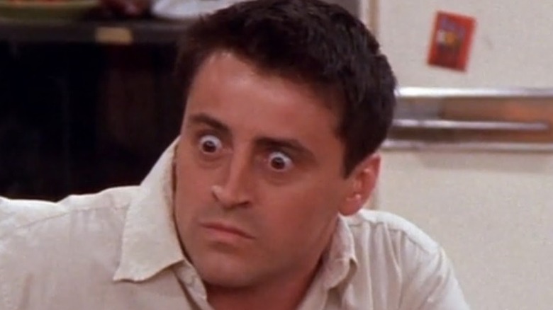 Joey looking shocked
