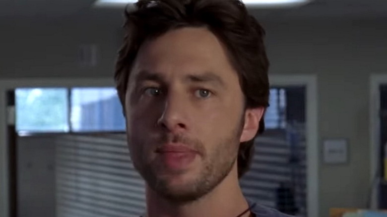 J.D. on Scrubs making face