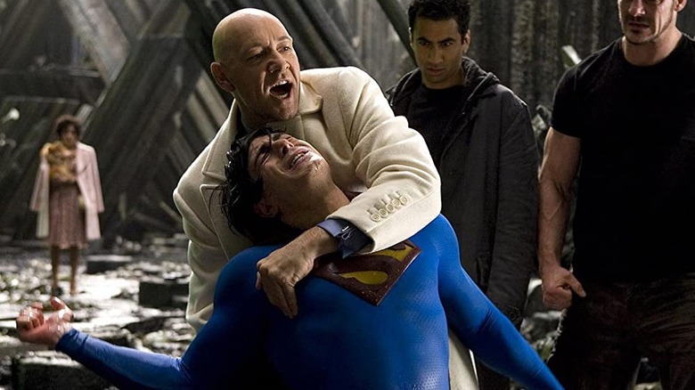 Kevin Spacey attacking Brandon Routh