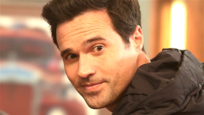 Brett Dalton in dark coat