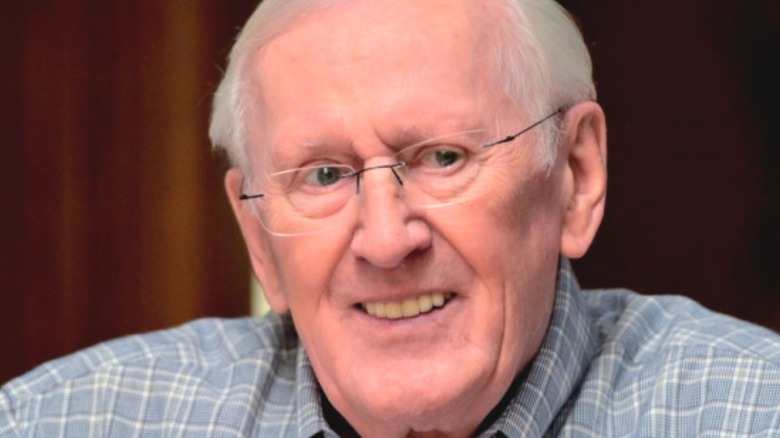 Henry Reagan Len Cariou smiling Blue Bloods