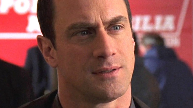 Elliot Stabler looking angry