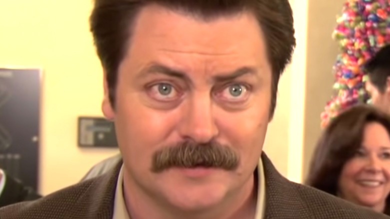 Nick Offerman as Ron Swanson in Parks and Recreation