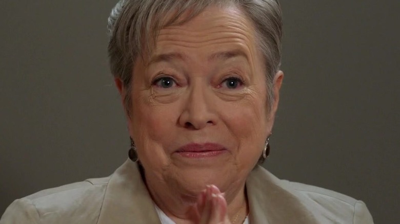 Kathy Bates smiling in AHS: Roanoke