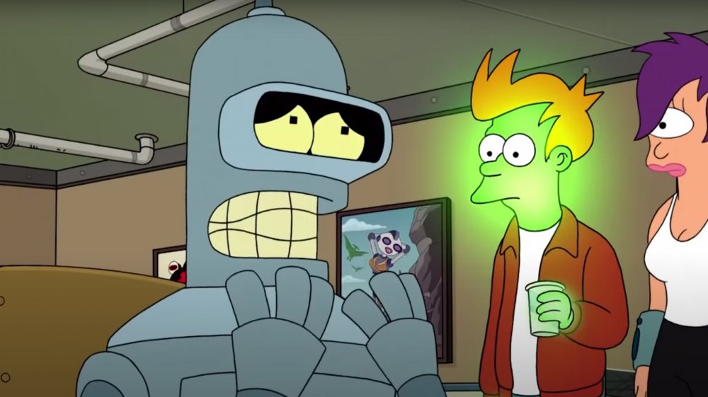 Bender in the season seven premiere episode of Futurama