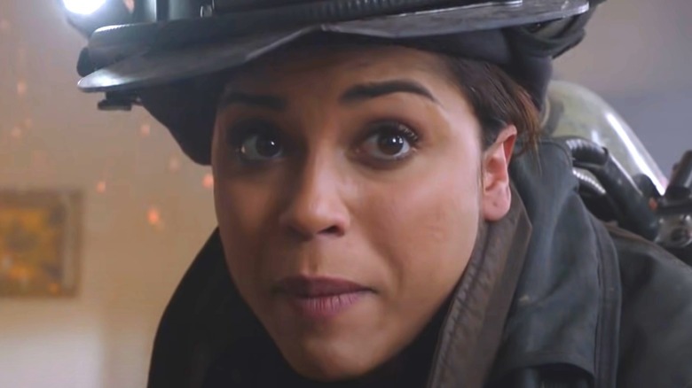 Gabby close-up in Chicago Fire