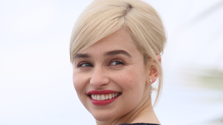 Emilia Clarke smiling