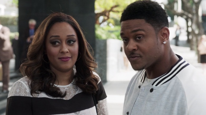 Tia Mowry and Pooch Hall The Game's last season