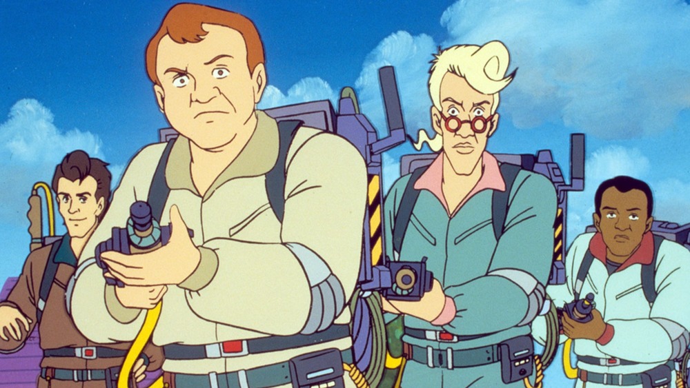 The cast of The Real Ghostbusters