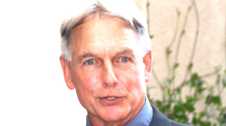 Mark Harmon smiling