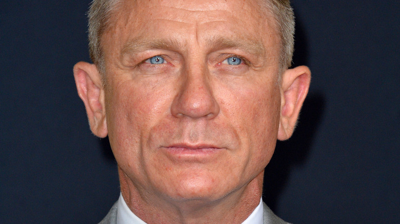 Daniel Craig wearing a serious expression