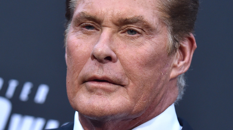 David Hasselhoff looking off camera