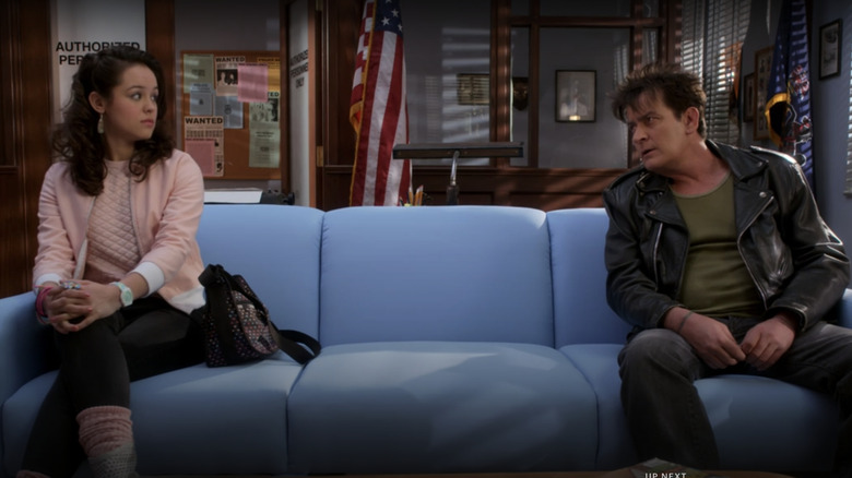 Erica talks to Charlie Sheen