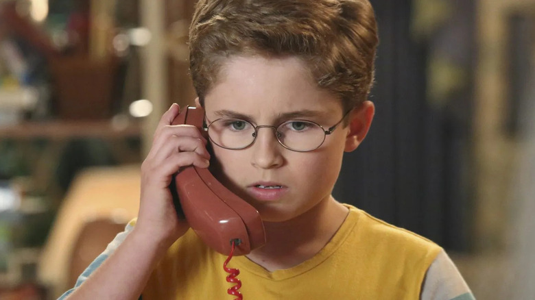 Adam Goldberg speaking on the phone