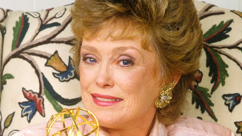 Rue McClanahan posing