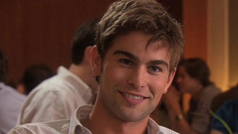 Nate smiling at someone