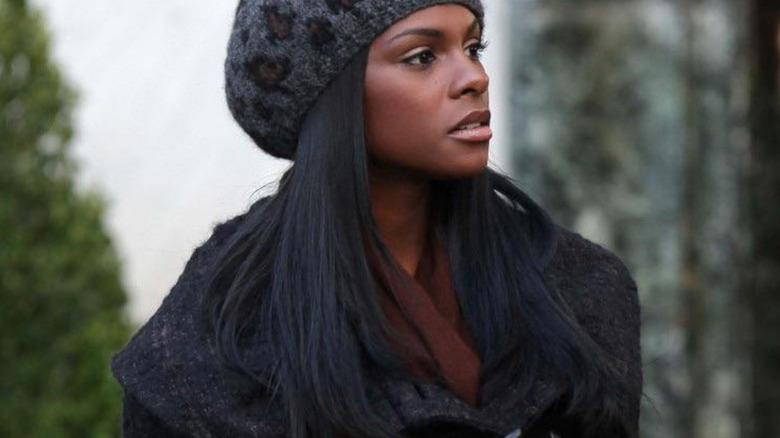 Raina Thorpe looking concerned