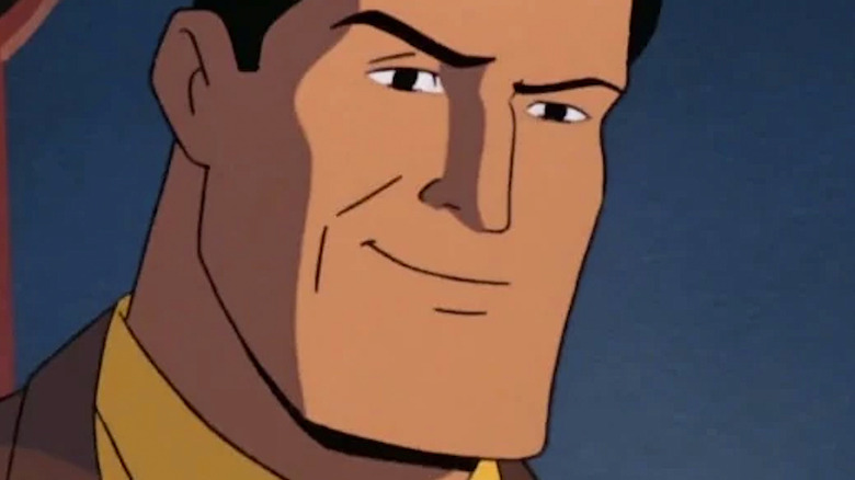 Bruce Wayne smirking