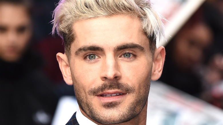 Zac Efron with blond hair