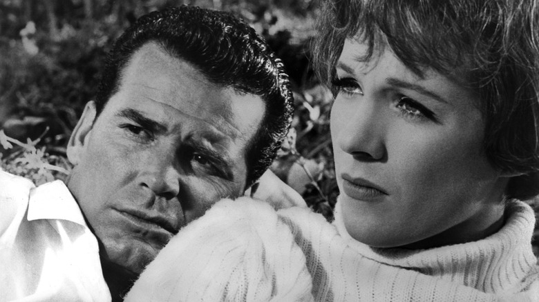 James Garner lays in grass