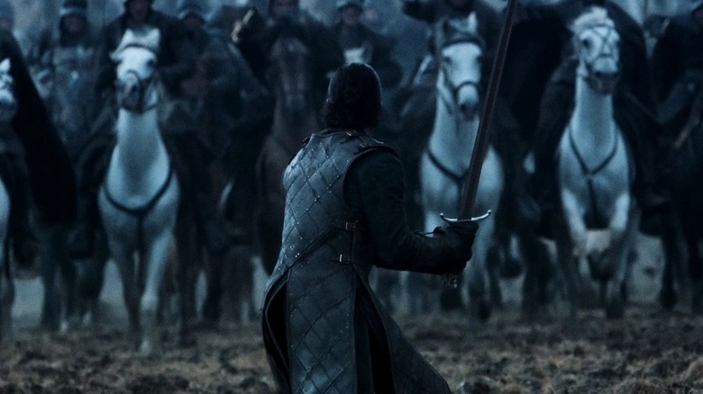 Jon Snow facing Bolton army