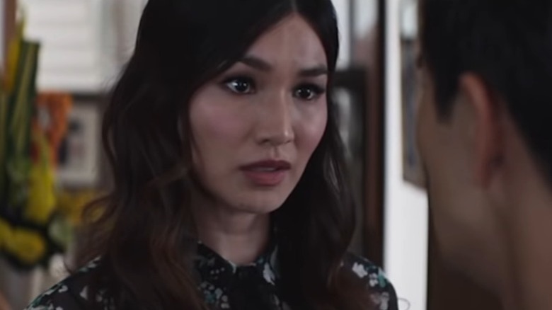 Astrid speaks in close-up