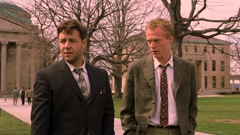 John and Charles walking together