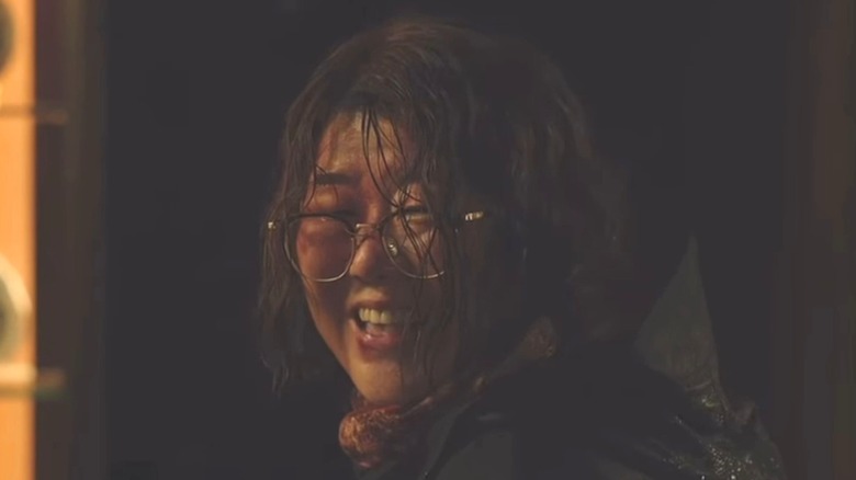 Moon-gwang laughs nervously
