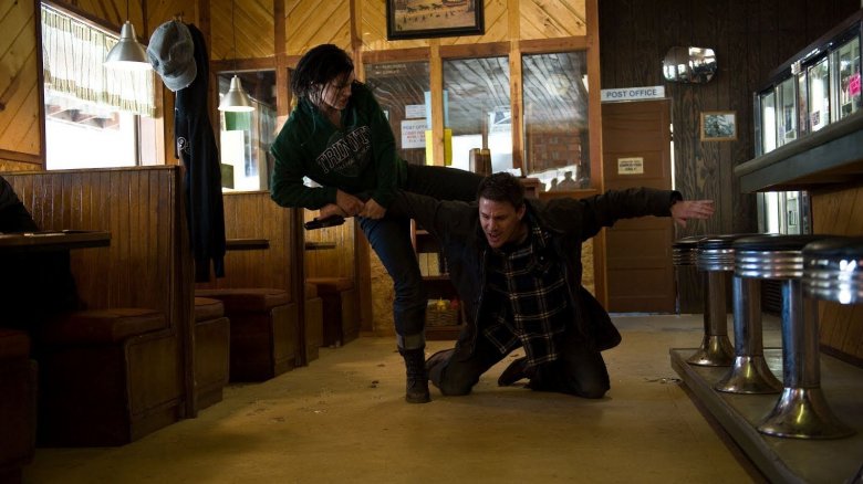 Gina Carano and Channing Tatum in Haywire