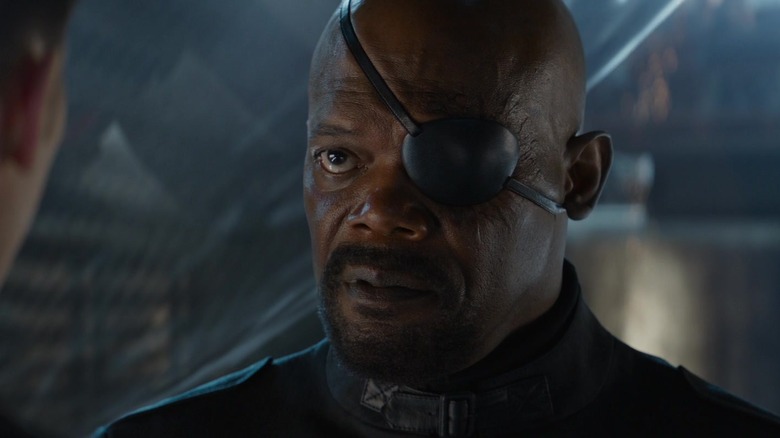 Nick Fury listening