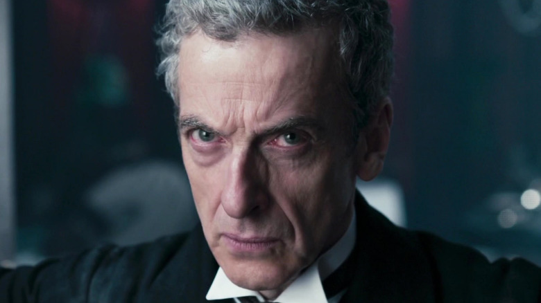 Twelfth Doctor glaring