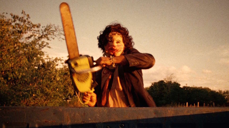 Gunnar Hansen in The Texas Chainsaw Massacre