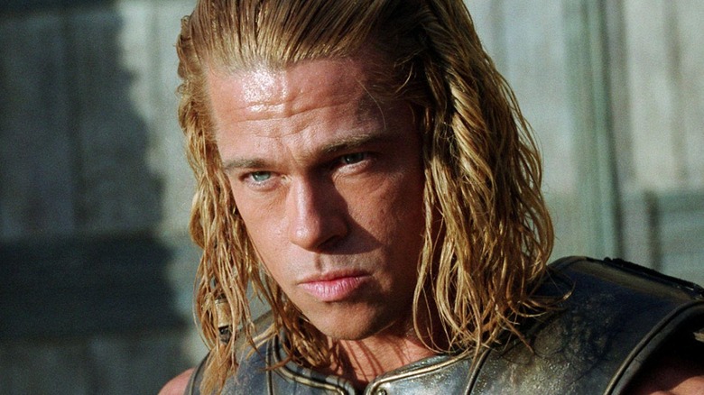Achilles glaring in Troy