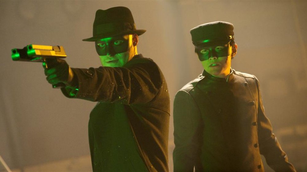 Seth Rogen and Jay Chou in The Green Hornet