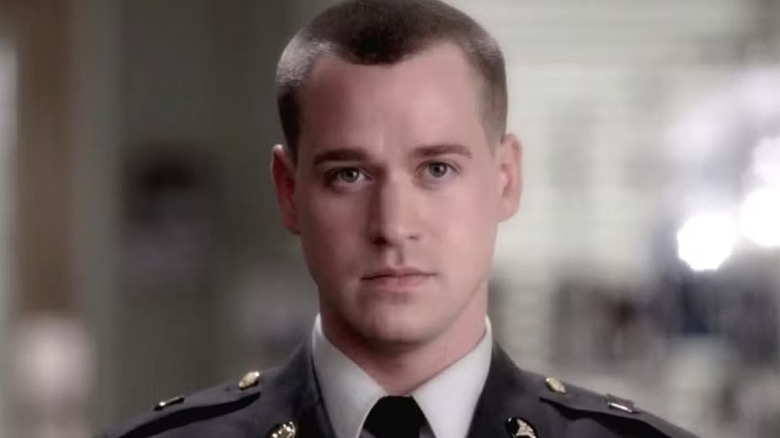George in a dream in his military uniform on Grey's Anatomy