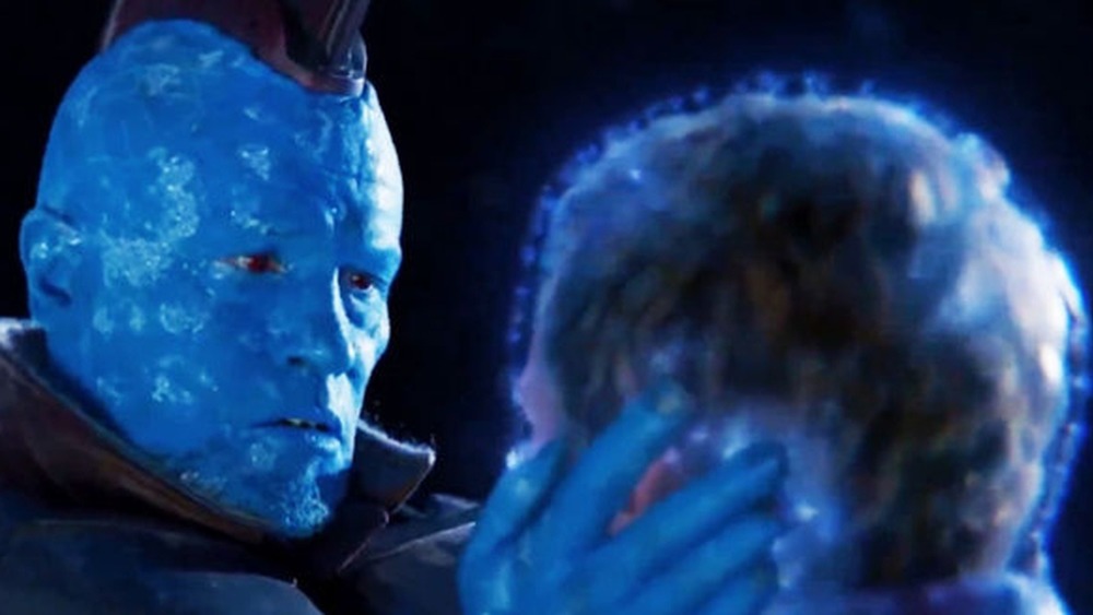 Yondu and Peter Quill in space