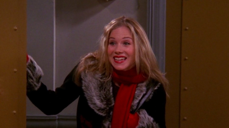 Amy standing in the doorway on Friends