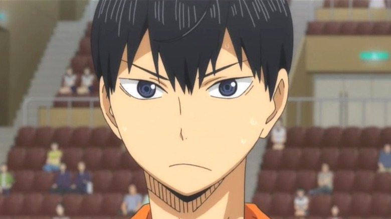 Tobio Kageyama looking serious